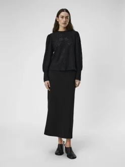 OBJECT Skjortor|Toppar*OBJFEODORA TOPP Black