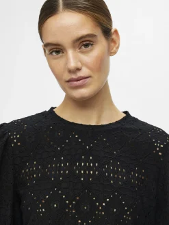 OBJECT Skjortor|Toppar*OBJFEODORA TOPP Black