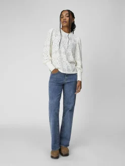 OBJECT Skjortor|Toppar*OBJFEODORA TOPP Cloud Dancer