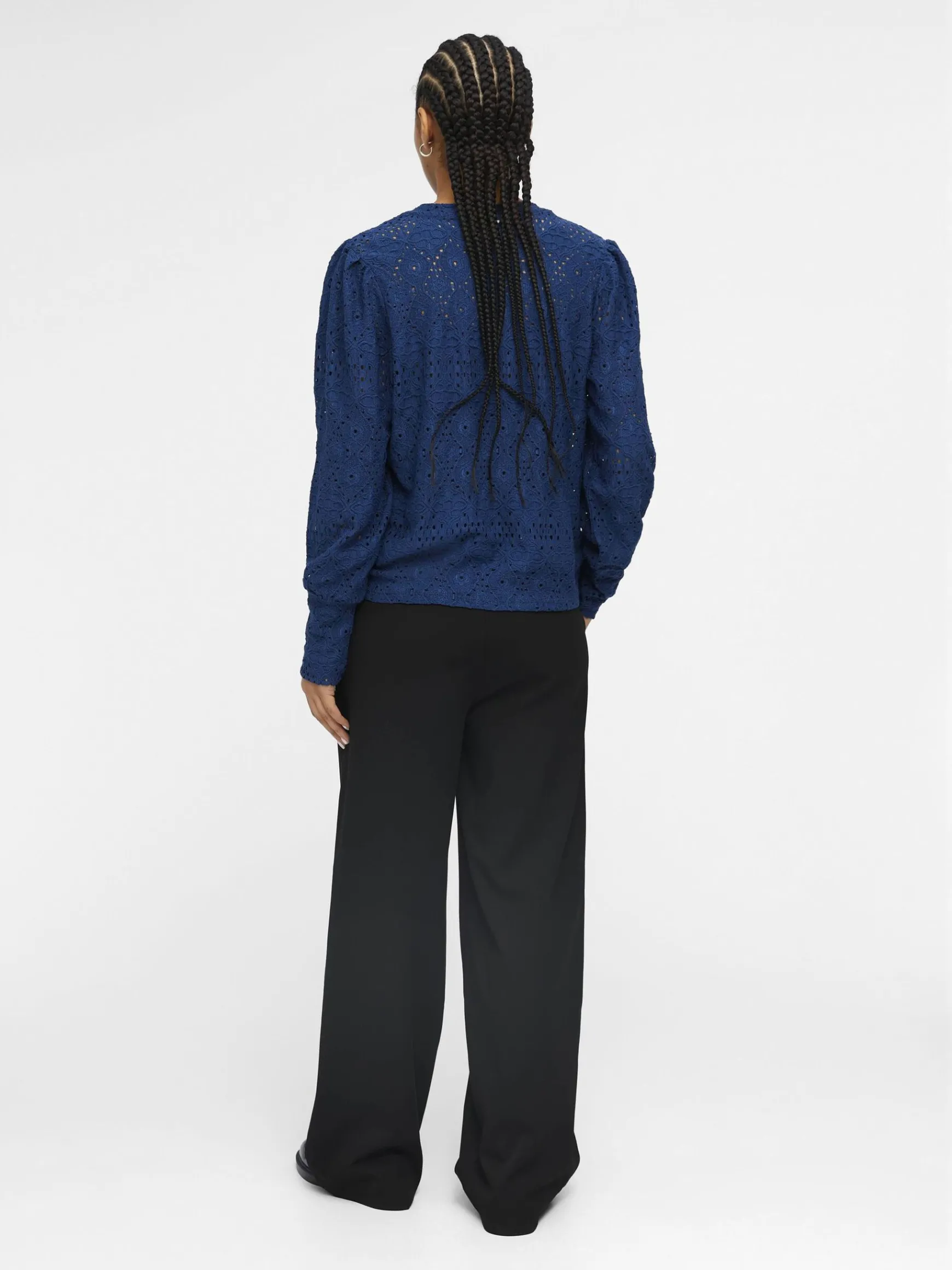OBJECT Skjortor|Toppar*OBJFEODORA TOPP Estate Blue
