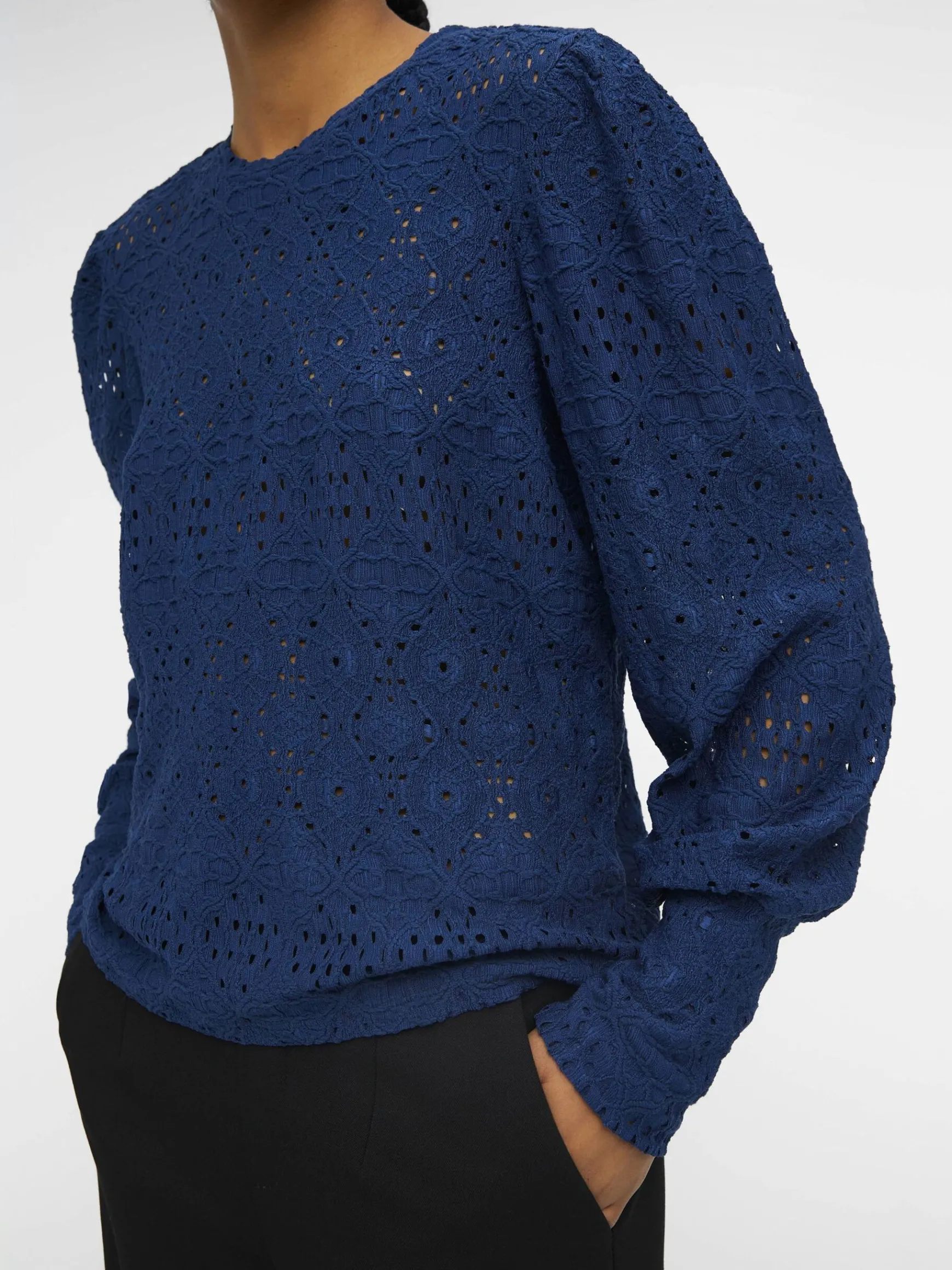 OBJECT Skjortor|Toppar*OBJFEODORA TOPP Estate Blue