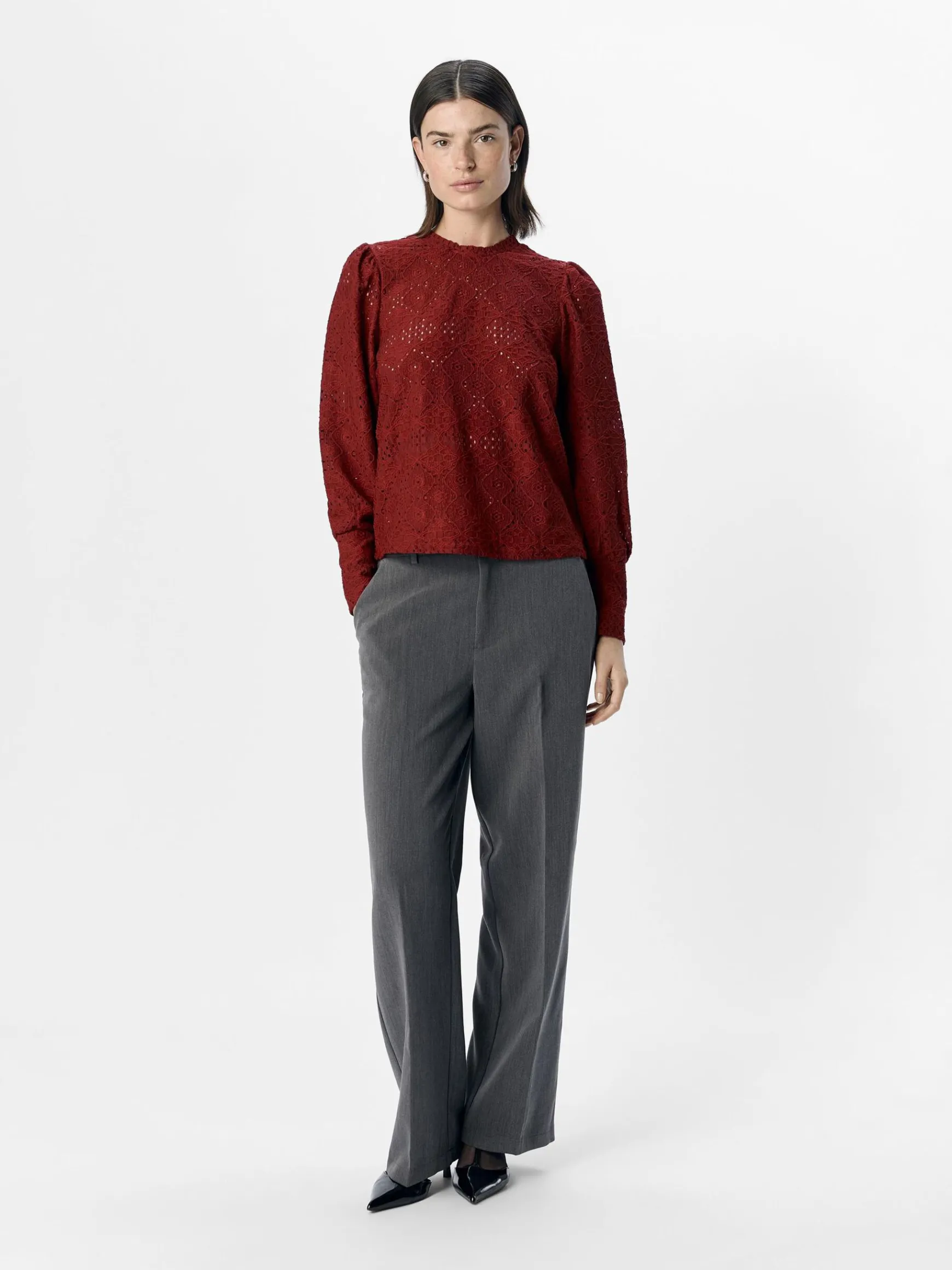 OBJECT Toppar*OBJFEODORA TOPP Red Dahlia