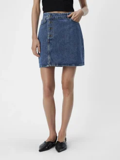 OBJECT Kjolar*OBJHARLOW JEANSKJOL Medium Blue Denim