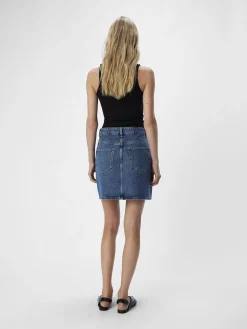 OBJECT Kjolar*OBJHARLOW JEANSKJOL Medium Blue Denim