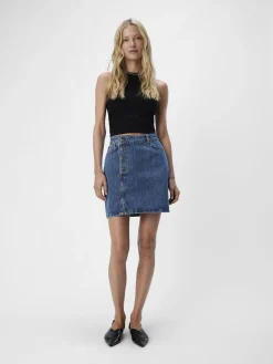 OBJECT Kjolar*OBJHARLOW JEANSKJOL Medium Blue Denim