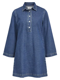 OBJECT Klänningar*OBJHARLOW JEANSKLÄNNING Medium Blue Denim