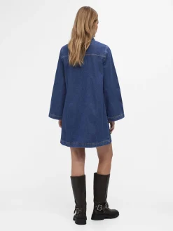 OBJECT Klänningar*OBJHARLOW JEANSKLÄNNING Medium Blue Denim