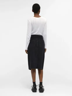 OBJECT Basic|Kjolar*OBJHARLOW MIDIKJOL Black