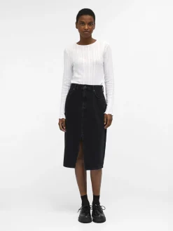 OBJECT Basic|Kjolar*OBJHARLOW MIDIKJOL Black