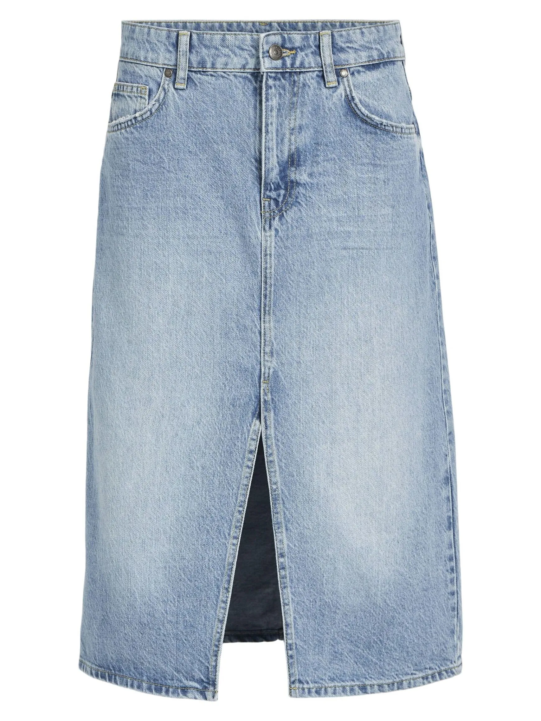 OBJECT Kjolar*OBJHARLOW MIDIKJOL Light Blue Denim