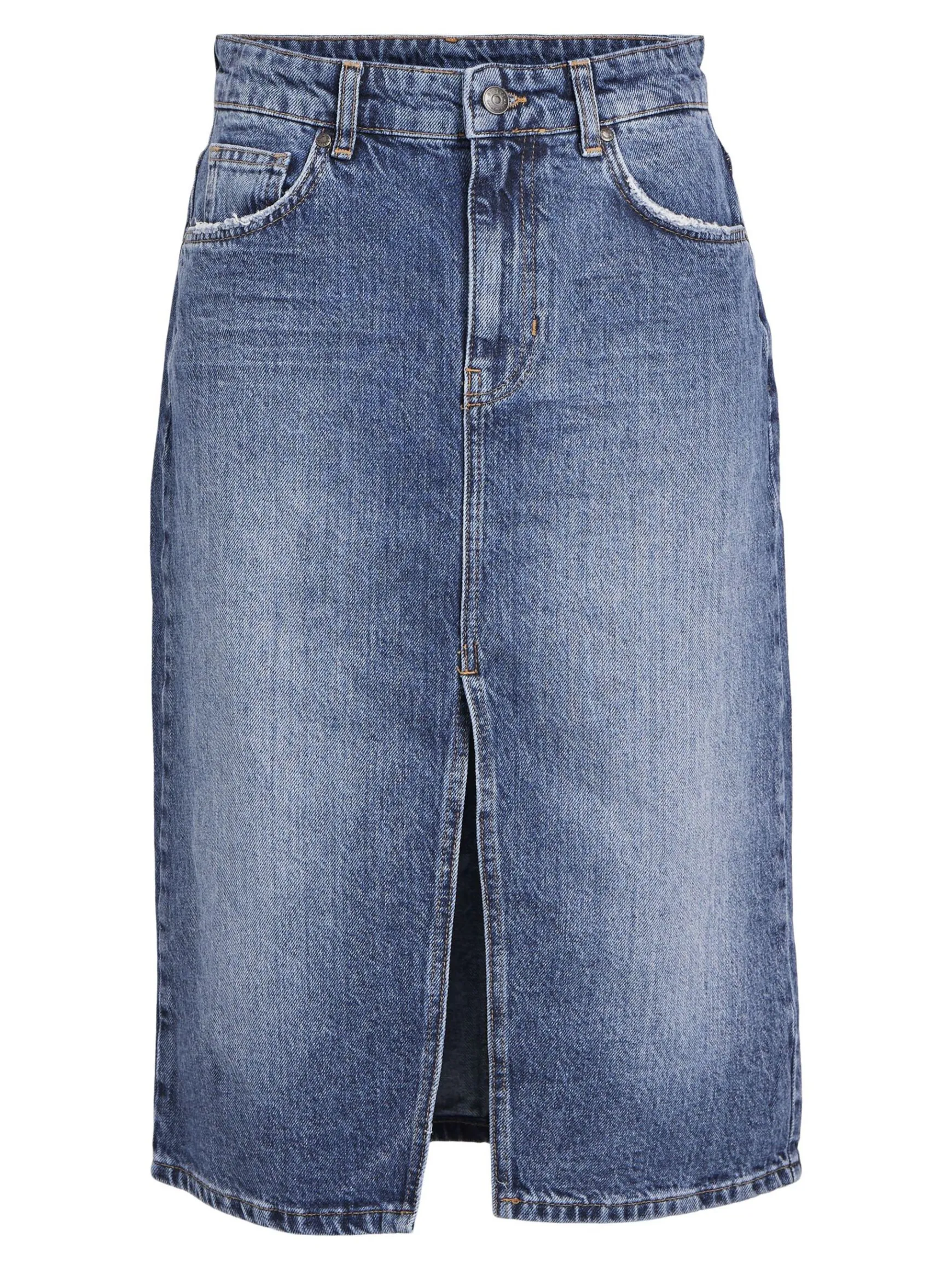 OBJECT Kjolar*OBJHARLOW MIDIKJOL Medium Blue Denim