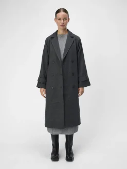 OBJECT Ytterkläder*OBJKEILY KAPPA Dark Grey Melange