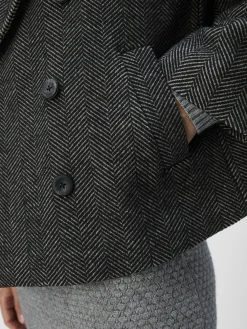 OBJECT Ytterkläder*OBJKEILY KORT JACKA Medium Grey Melange