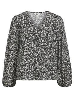 OBJECT Skjortor|Toppar*OBJLEONORA TOPP Black