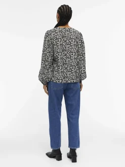 OBJECT Skjortor|Toppar*OBJLEONORA TOPP Black