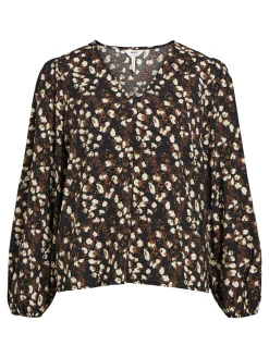 OBJECT Skjortor|Toppar*OBJLEONORA TOPP Black