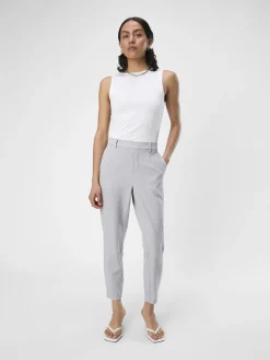 OBJECT Basic|Byxor*OBJLISA BYXOR Light Grey Melange