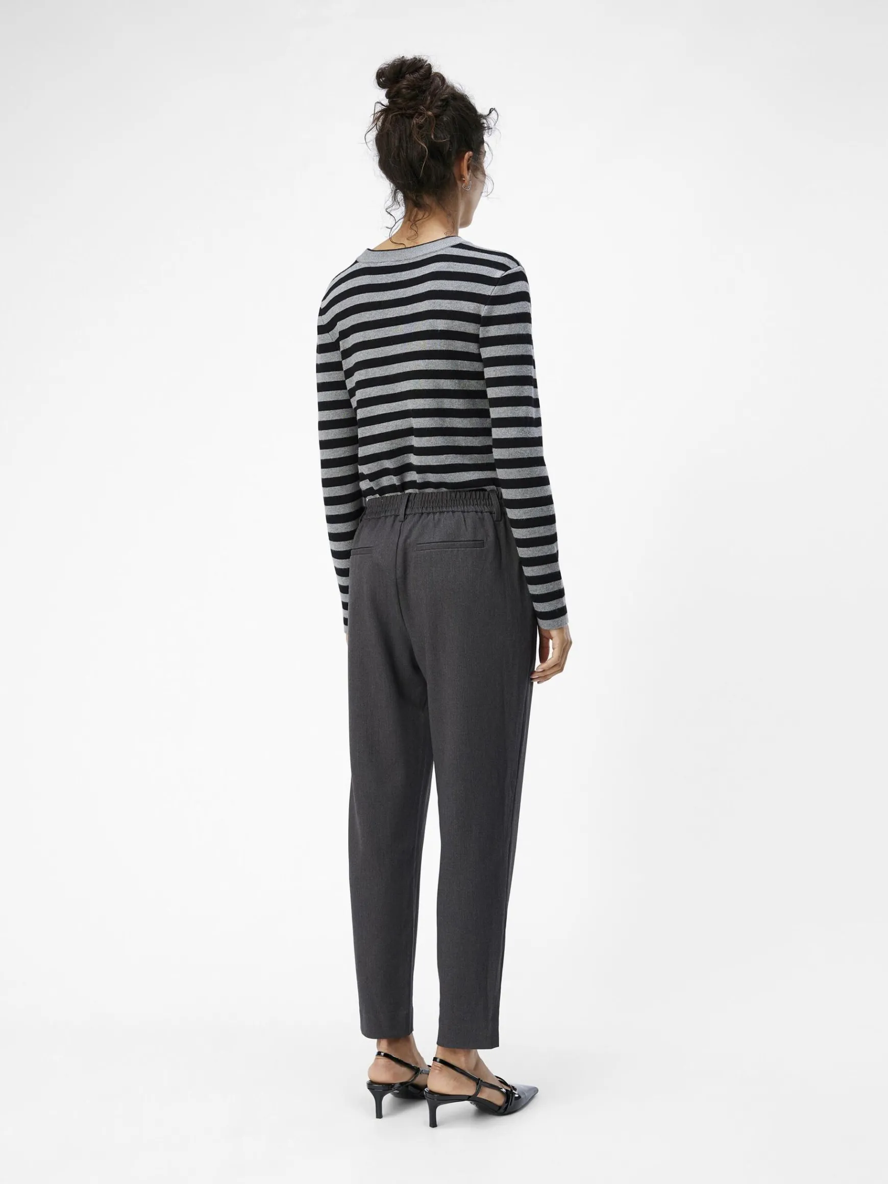 OBJECT Basic|Byxor*OBJLISA BYXOR Medium Grey Melange