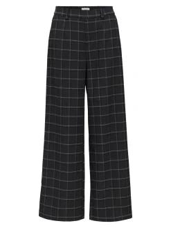 OBJECT Byxor*OBJLISA BYXOR MED VIDA BEN Dark Grey Melange