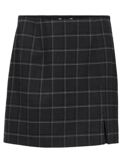 OBJECT Kjolar*OBJLISA MINIKJOL Dark Grey Melange