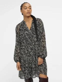 OBJECT Klänningar*OBJMILA GIA KORT KLÄNNING Black