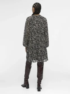OBJECT Klänningar*OBJMILA GIA KORT KLÄNNING Black