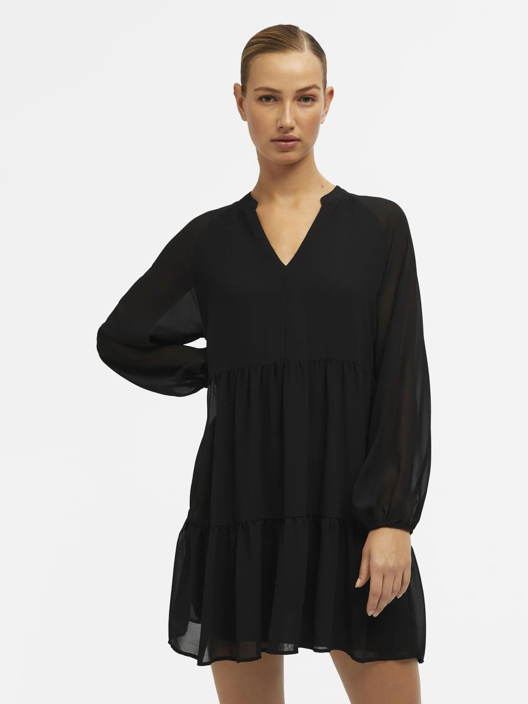 OBJECT Basic|Klänningar*OBJMILA GIA KORT KLÄNNING Black