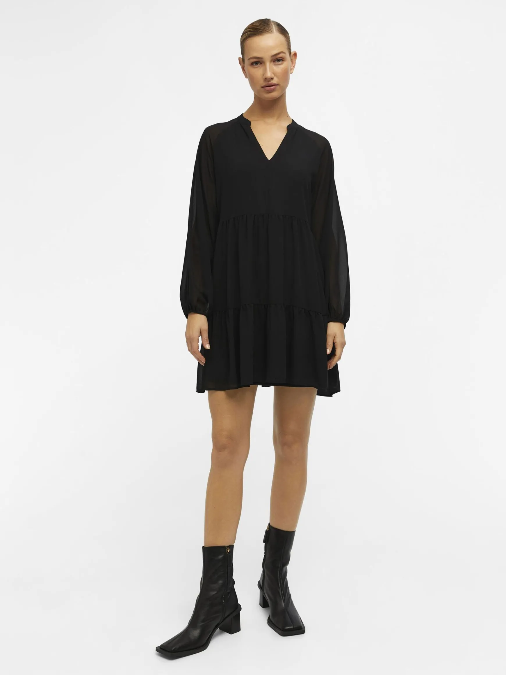OBJECT Basic|Klänningar*OBJMILA GIA KORT KLÄNNING Black