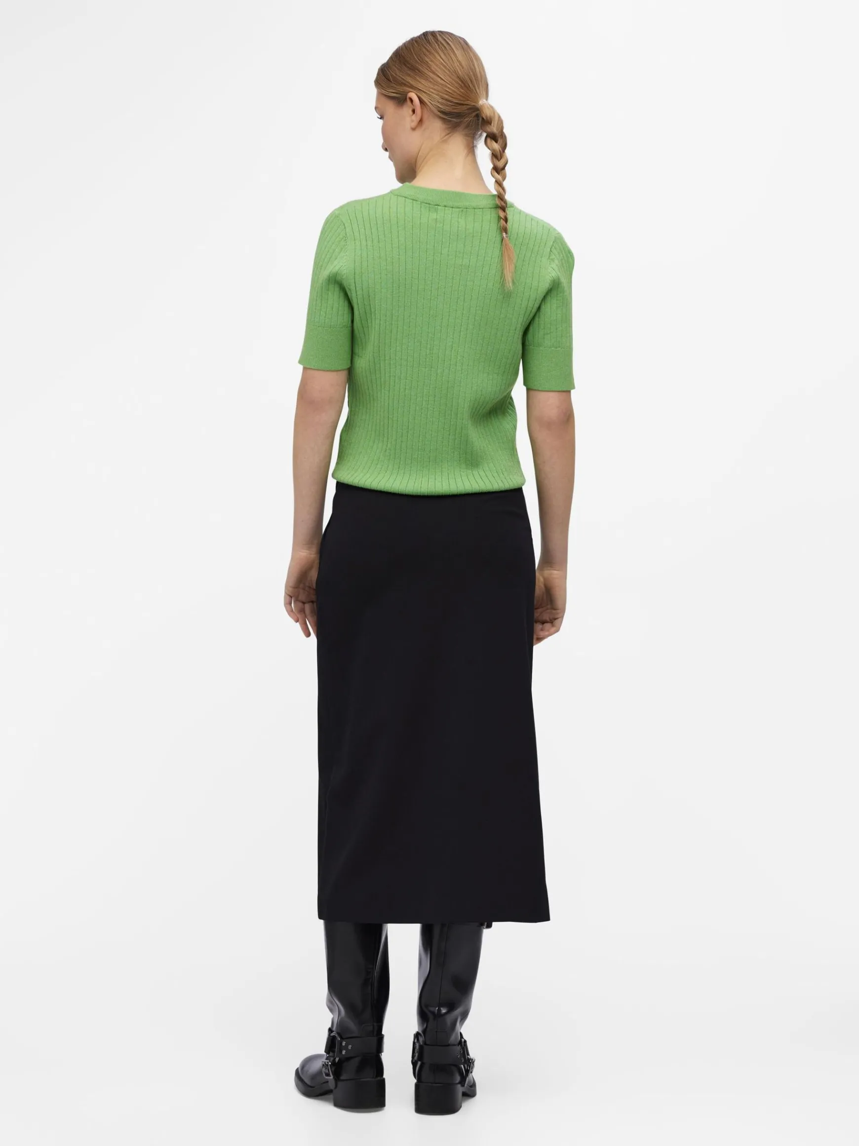 OBJECT Toppar|Stickat*OBJNOELLE STICKAD TOPP Vibrant Green