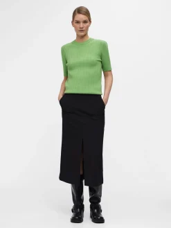 OBJECT Toppar|Stickat*OBJNOELLE STICKAD TOPP Vibrant Green