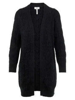 OBJECT Cardigans*OBJNOVA STELLA STICKAD KOFTA Black