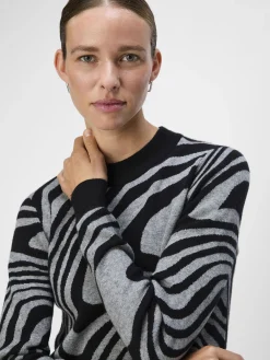 OBJECT Klänningar*OBJRAY STICKAD KLÄNNING Black