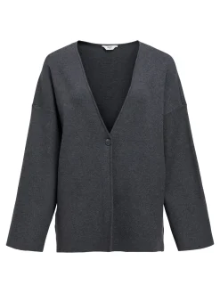OBJECT Basic|Cardigans*OBJREYNARD KOFTA Dark Grey Melange