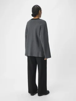 OBJECT Basic|Cardigans*OBJREYNARD KOFTA Dark Grey Melange