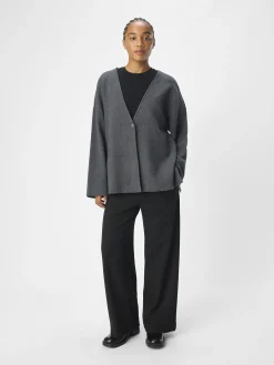 OBJECT Basic|Cardigans*OBJREYNARD KOFTA Dark Grey Melange