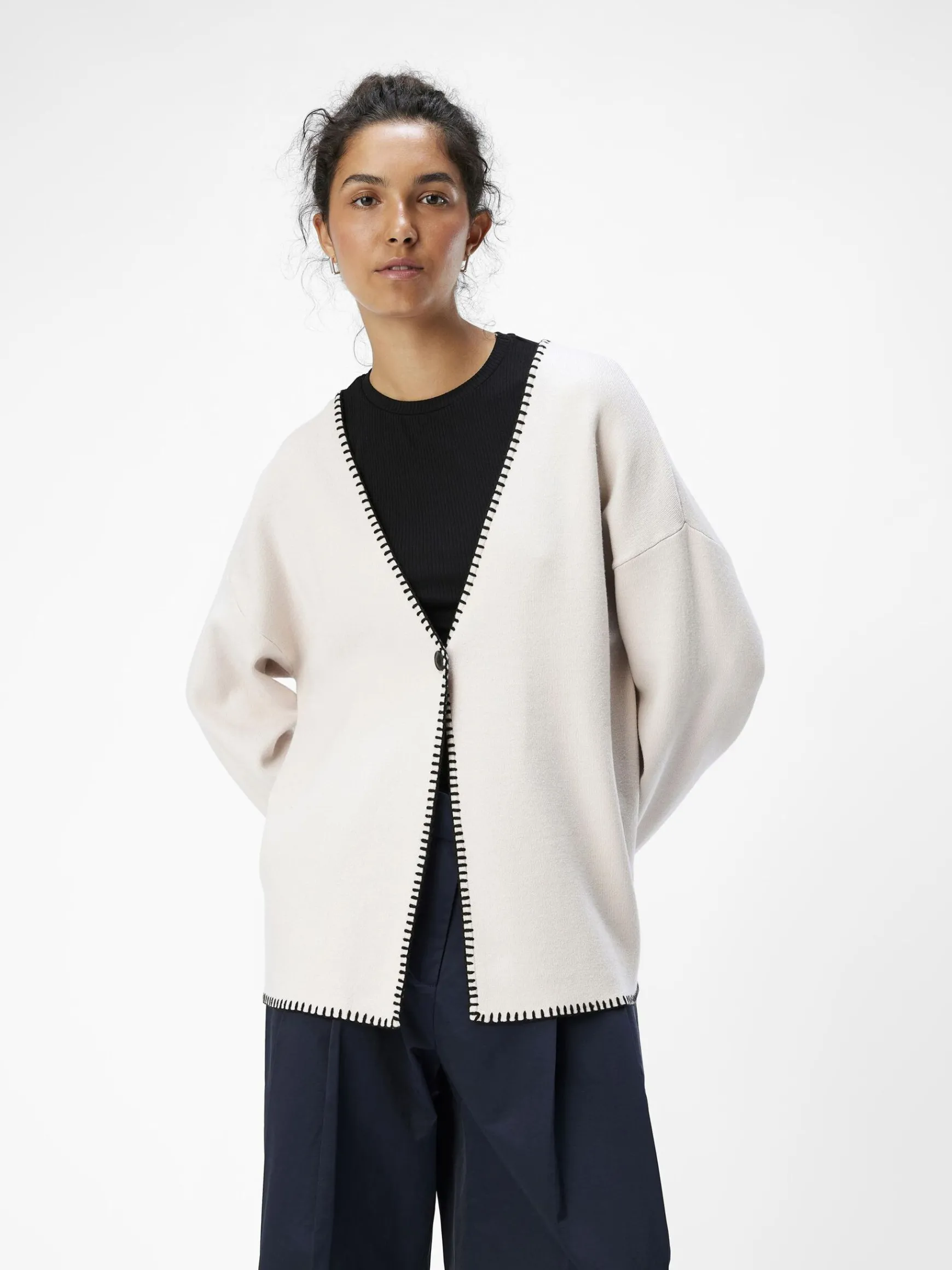 OBJECT Cardigans*OBJREYNARD KOFTA Silver Gray