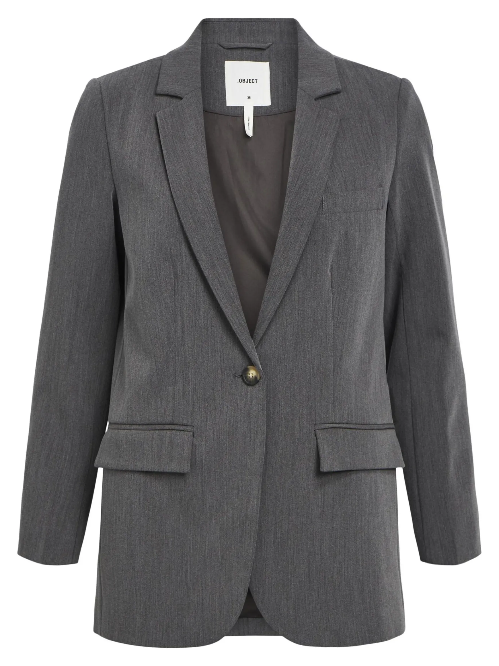 OBJECT Basic|Kavajer*OBJSIGRID KAVAJ Medium Grey Melange