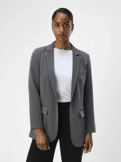 OBJECT Basic|Kavajer*OBJSIGRID KAVAJ Medium Grey Melange