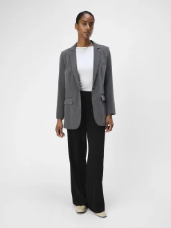 OBJECT Basic|Kavajer*OBJSIGRID KAVAJ Medium Grey Melange