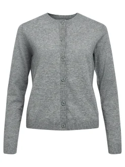 OBJECT Basic|Cardigans*OBJTHESS KOFTA Medium Grey Melange