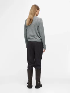 OBJECT Basic|Cardigans*OBJTHESS KOFTA Medium Grey Melange