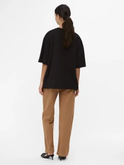 OBJECT Basic|Toppar*OVERSIZE FIT T-SHIRT Black