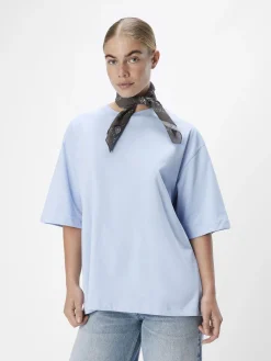 OBJECT Basic|Toppar*OVERSIZE FIT T-SHIRT Brunnera Blue