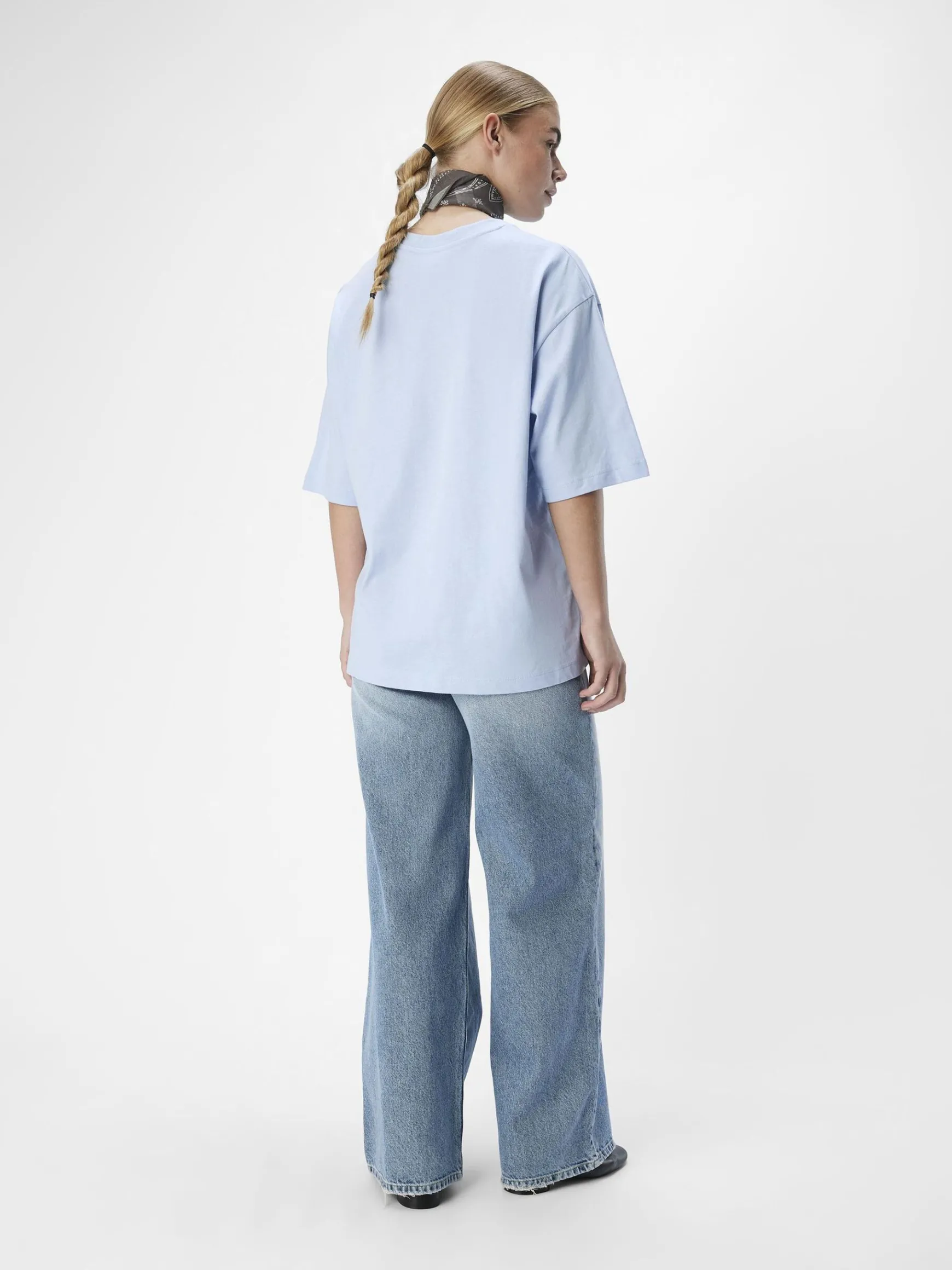 OBJECT Basic|Toppar*OVERSIZE FIT T-SHIRT Brunnera Blue