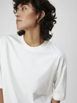 OBJECT Basic|Toppar*OVERSIZE FIT T-SHIRT Cloud Dancer