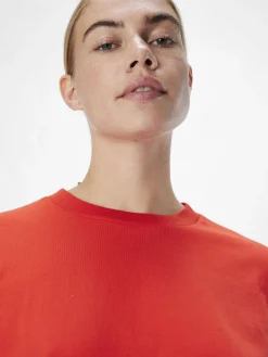 OBJECT Toppar*OVERSIZE FIT T-SHIRT Fiery Red