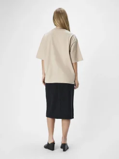 OBJECT Toppar*OVERSIZE FIT T-SHIRT Humus