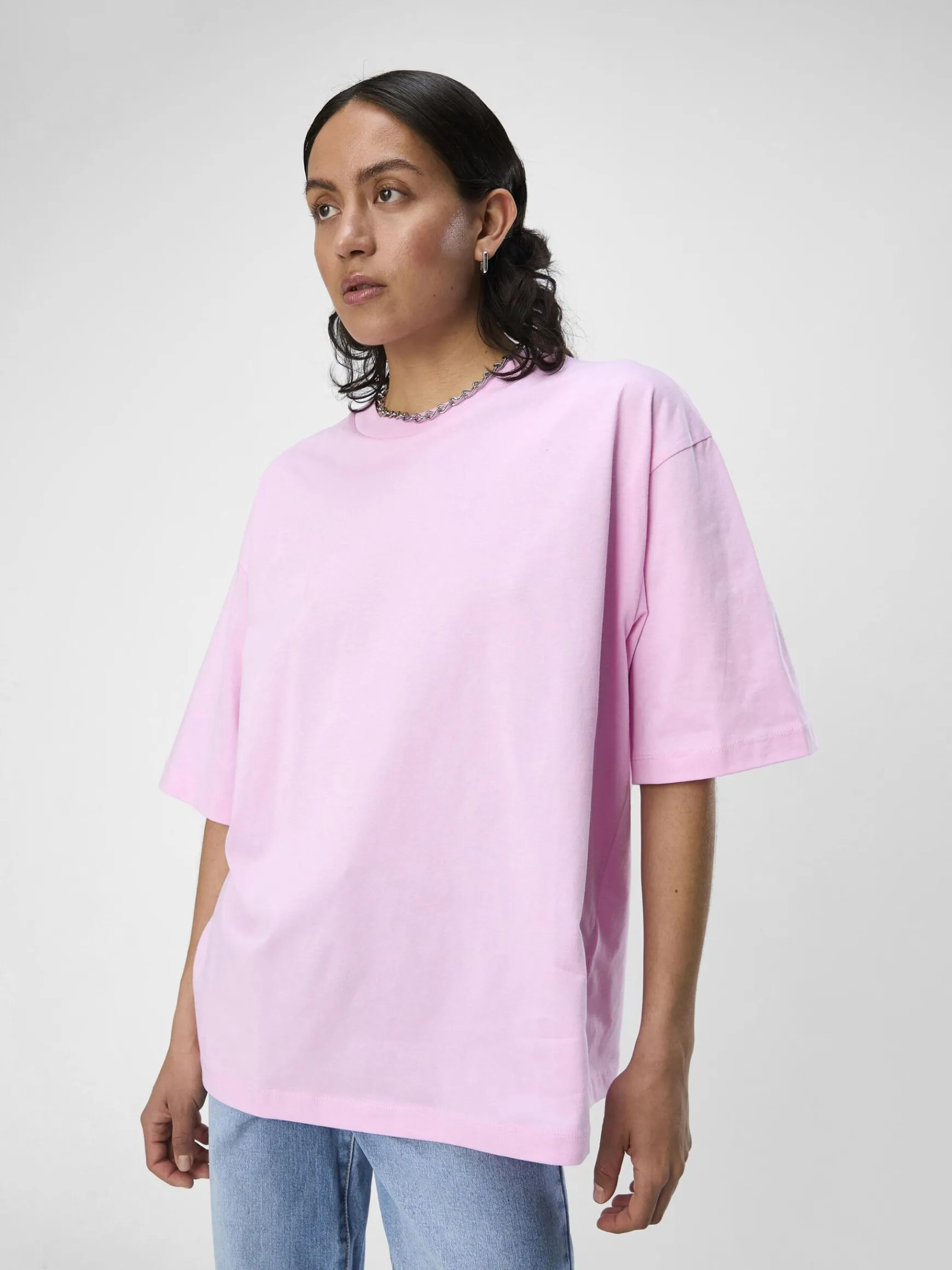 OBJECT Basic|Toppar*OVERSIZE FIT T-SHIRT Pastel Lavender