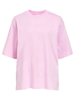 OBJECT Toppar*OVERSIZE FIT T-SHIRT Pink Frosting