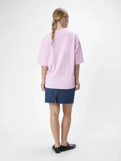 OBJECT Toppar*OVERSIZE FIT T-SHIRT Pink Frosting